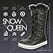 DailyShoes Women's Mid Calf Arctic Warm Fur Water Resistant Eskimo Snow Boots