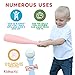Kidtastic T-Ball Balls, 3.5-inch, Jumbo Size (8 Pack) with Durable Mesh Ball Bag, Great for T-Ball, Softball and Baseball Practice, Ages 18 Months and Up