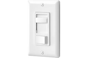 DEWENWILS Dimmer Switch for LED Lights, 600W Incandescent/Halogen and 150W CFL/LED, Single-Pole or 3-Way Dimmer Light Switch,