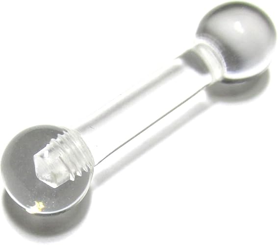 Amazon モンスターキッズ Monster Kids ラージゲージアクリルクリアセンタータン 舌用 バーベル 6gシャフト16mm ボディ ピアス Bp 77 06g ボディピアス 通販