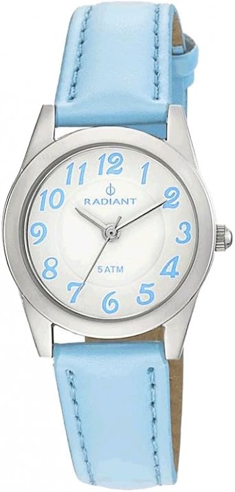 Radiant - Reloj de niño, correa de piel color azul - RA161609 ...