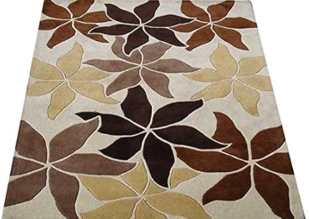 Blackknight Indian New Hand Tufted Modern Wool Carpet Area Rug