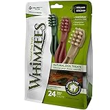 Paragon Whimzees Toothbrush Star Dental Treat for Small Dogs, 24 Per Bag