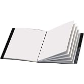 Cardinal Custom ShowFile Presentation Book, 12 Pockets, Holds 24 Letter-Size Sheets, Customizable Cover, Black (50132CB)