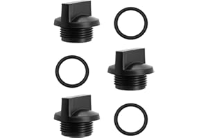 3PCS 63405 Water Drain Thread Pump Plug and Seal O-Ring Fit for Harbor Predator Pacific HydroStar 61986 68375 69774 Generac S