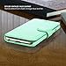 Lockwood iPhone 6/6s | Folio Wallet Card Case for Women/Girls | Faux Leather | Vintage Mint | (4.7 Inch) | Ultra Slim & Light