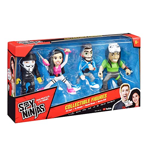 Spy Ninjas Collectible Figure 4-Pack with Vy, Multicolor, (41131
