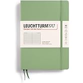 LEUCHTTURM1917 - Notebook Hardcover Medium A5-251 Numbered Pages for Writing and Journaling (Sage, Ruled)