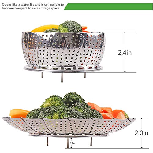 Vegetable Steamer Basket for Food Seafood Cooking