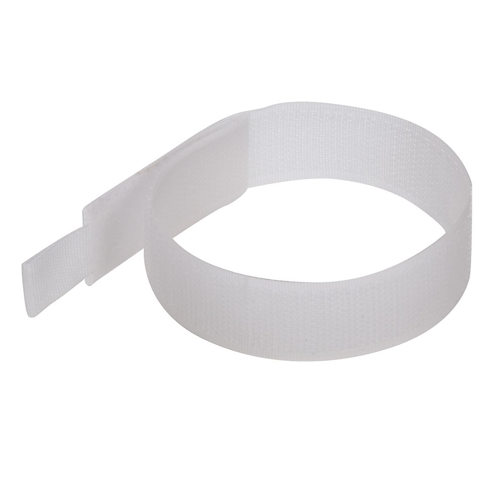 Fixman 849309 Hook and Loop Cable Ties 10pk 150 mm White