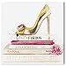 Gold Shoe and Fashion Books by Oliver Gal | Contemporary Premium Canvas Art Print. The Fashion Wall Art Decor Collection. 12x12 inch, Pink