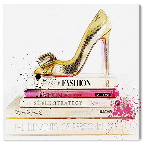 Gold Shoe and Fashion Books by Oliver Gal Contemporary Import