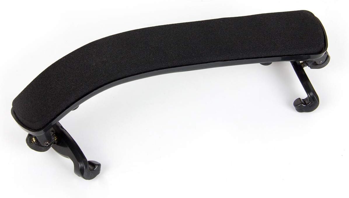 Violin Shoulder Rest Fully Adjustable Pad Support for Violin 3/4 4/4 Black