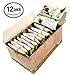 Sunny Fruit Organic Figs,Tender and Juicy Dried Smyrna Figs, 12 Portion Pack