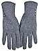 Beurlike Women's Winter Gloves Touch Screen Thick Fleece Lined Warmest Gloves(Gray)