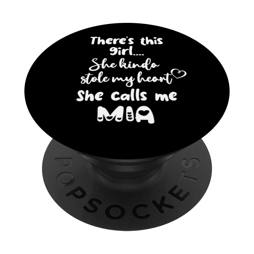 Special Grandma Grandmother This Girl Calls Me Mia PopSockets Swappable PopGrip