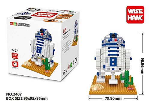 Star Wars R2-D2 WISEHAWK Diamond Micro Building Blocks