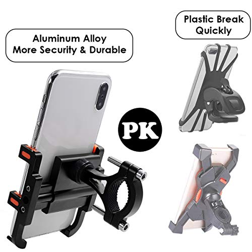 image for SANON Bicycle Motorcycle Phone Mount Aluminum Alloy Bicycle Motorcycle