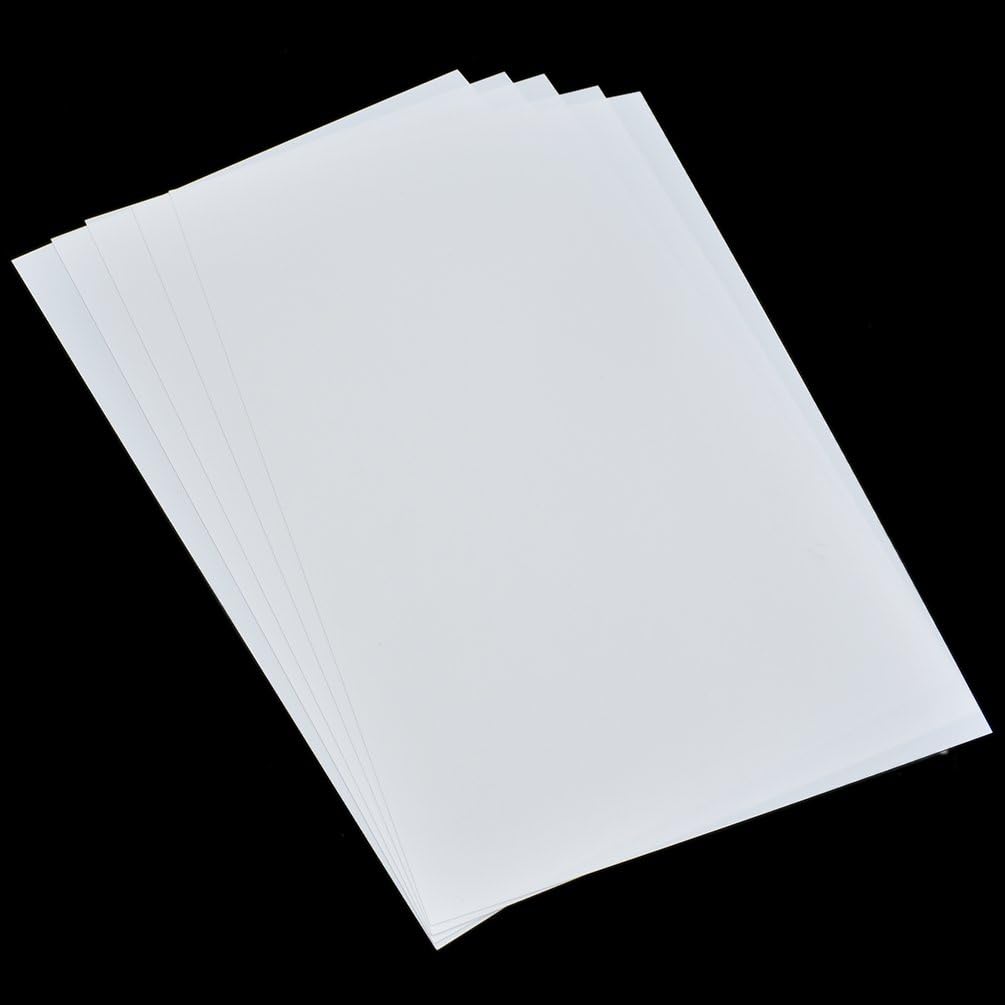 Printable Heat Shrink Film DIY Magic Plastic Paper Sheets for DIY Crafts A4 5Pcs