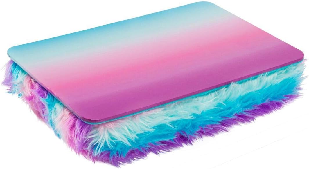 Gradient Fur Lap Desk for Children