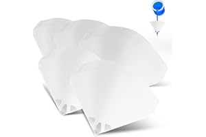 RRJ 100 Pack of Paint Strainers, Paint Filter Paper Cone Screen Filters, 190 Micron Ultra-Flow Nylon Fine Mesh for Paint Spray Guns, Arts & Crafts, Painting Projects