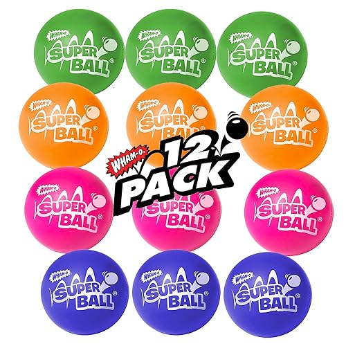 Wham-O The Incredible Superball Color | Bright & Super Bouncy | Made of Durable Zectron for High Bouncing and Distance | Outdoor Play for Children and Adults