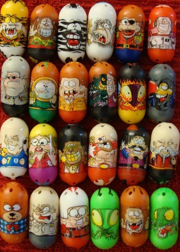 Mighty Beanz Series 1 Lot of 24 Random Beanz, Plus 1 Ultra Rare Mega Beanz bonus in each pack. All Different NO Doubles!