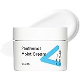 TIAM Panthenol Moist Cream, 1.7 fl oz, 10% Panthenol (Vitamin B5) Moisturizer for Dry & Sensitive Skin, Long-Lasting Hydration for Soft & Glowy Skin, Korean Skin Care