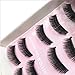 5 Pair False Eyelashes, AMA(TM) Women Lady Girl Natural Handmade Long False Eye Lashes Extension Voluminous Eyelashes Cluster Makeup (Black)