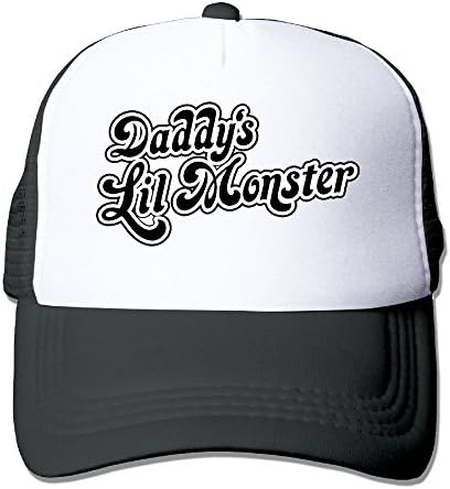 Loreis Daddy's Lil Monster Logo Mesh Hat Black