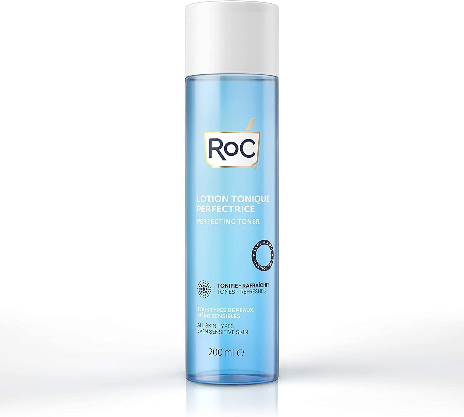 RoC Perfecting Toner | Free of Alcohol, for All Skin Types, incl. Sensitive | 200 ml