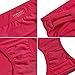 Ekouaer Bikini Panty Womens Seam Free String Microfiber Briefs 3 Pack Assorted Colors,3 Pack-black/Pink/Rose Red,Large