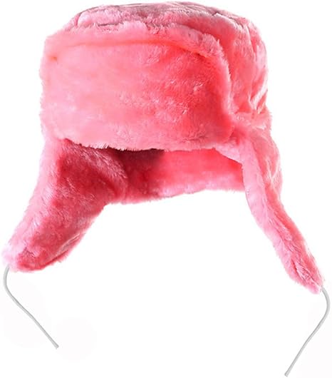 pink winter hats ear flaps