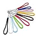 Onkuey 10pcs Braided PU Wrist Straps Lanyard, 7 inch Durable Leatherette Hand Strap for Cellphone/Phone Case/Purse/Keychain/iPod/PSP/Wii/USB Drives