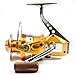 Supertrip Full Metal Aluminum Saltwater High Speed Fishing Reels Spinning Gold and Sliver Left/right Size 70