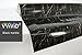 VViViD Black Marble Gloss Vinyl Architectural Wrap for Home Office Furniture Wallpaper Tile Sheet 6.5ft x 15.9 inches Roll (6.5ft x 15.9 inches 2-roll Pack)