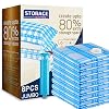 8 Jumbo Vacuum Storage Bags, Vacuum Sealer Space Saver Bags for Clothes, Comforters and Blankets (8 Jumbo)