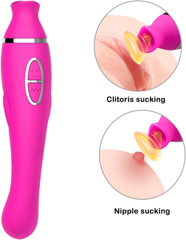 Oral Sucking G Spotter Massag er,Six Toys for Women Pleasure Silicone Wand Vibrantor Multi Spees,Vibranting and Stimulating Female Things for Pleasure,Sunglass