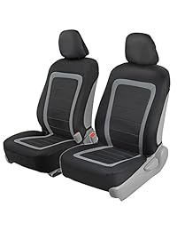 BDK   Fundas de asiento de auto de rendimiento avanzado   Instant Sideless Protector de asiento delantero   Moderno acento de panal