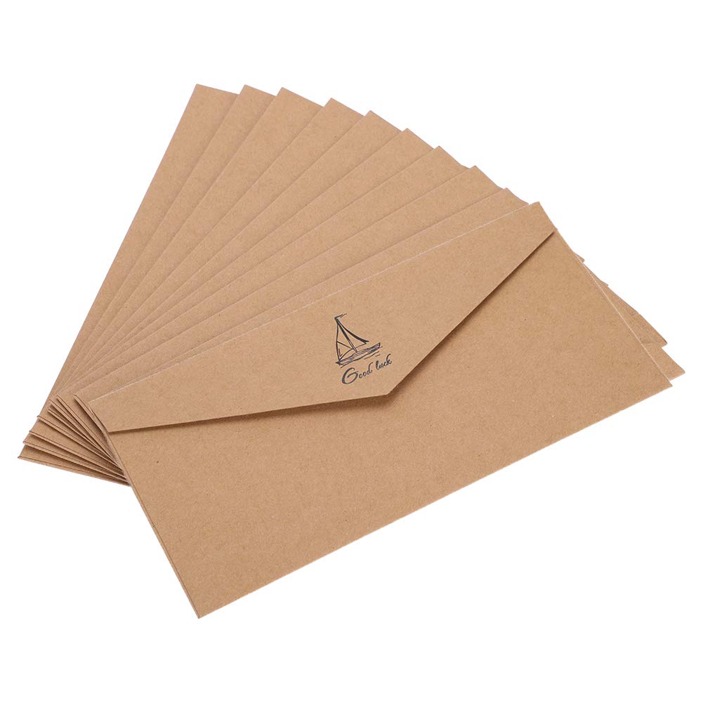 10Pcs Paper Envelopes C5/DL Writing Paper Envelopes Business Invitation Letters Envelopes Greeting Cards Cover Hot Stamping Blank Envelopes Postcards Cover for Wedding Birthday Party