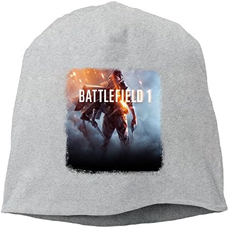Caryonom Adult Battlefield 1 Early Enlister Beanies Skull Ski Cap Hat Ash