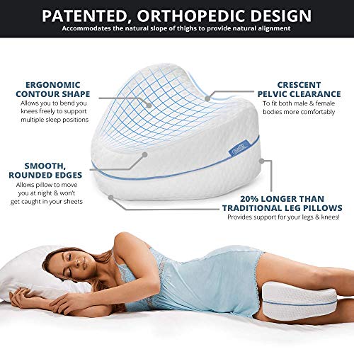 Contour Legacy Legacy Leg & Knee Foam Support Pillow Soothing Pain