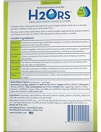 h2ors Electrolyte – Bebida en polvo: Citrus (24 Pack)