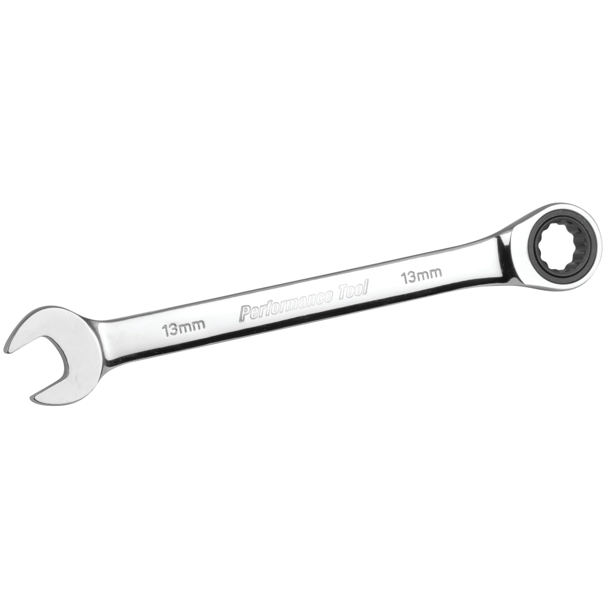Performance Tool W30353 Professional Chrome Vanadium Metric 13mm Ratcheting Wrench