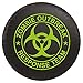 Bully CM-07G Green Zombie Spare Tire Cover - Large