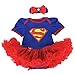 Starkma Supergirl Newborn Infant Baby Girl Set Clothe Cake Dress S01(3-6 month)
