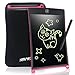 LCD Writing Tablet Graphics Tablet - NEWYES NYWT085A - 8.5 Inch Magnetic Board Fridge Office Memo Boards White Board LCD Notepad (Pink+case)