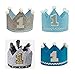 Refreshing Day Boy Birthday Crown. Made of Felt. Prince Crown. Handcrafted in The USA. Prince Crown. Boy Prince Party Supplies.Baby Boy First Birthday Crown Number 1. Prince Cake Smash Photo Prop.