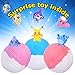 Bath Bombs Lush Quality Bath Bomb Gift Set 8 Huge Multi-Colored Rich Bubble Bath Bombs Great Home Bath Bomb Skin Moisturizing Spa Bath Fizzies Great Birthday Christmas Gift Idea (Kids Gift Set 3 Pack)