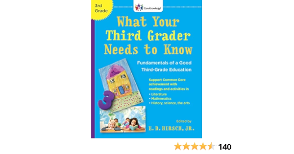 What Your Third Grader Needs To Know Revised Edition Fundamentals Of A Good Third Grade Education The Core Knowledge Series By Hirsch Jr E D Amazon Ae